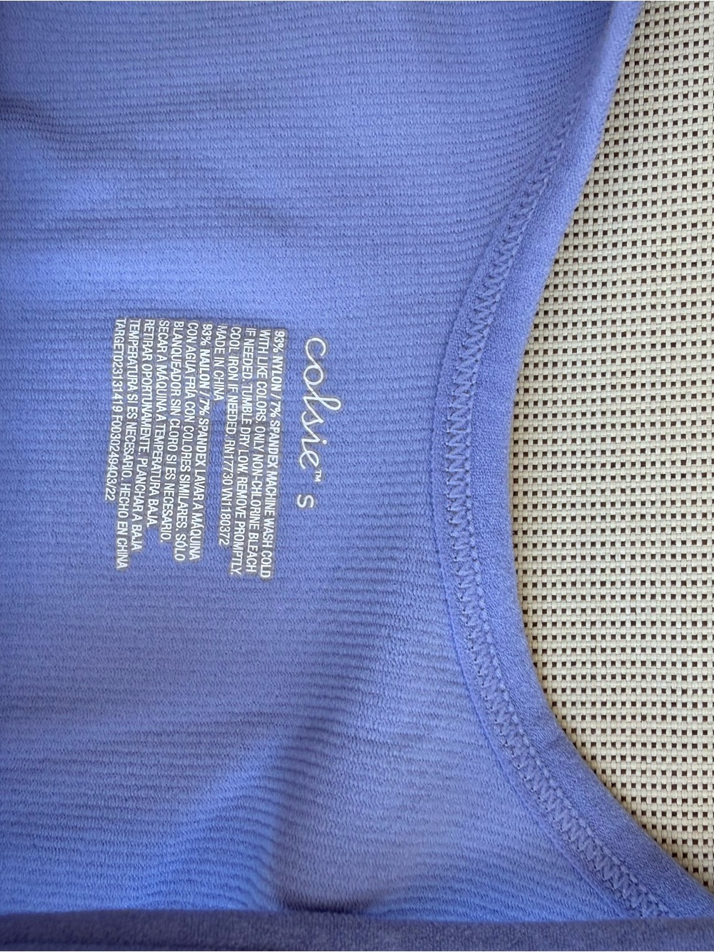 Colsie Ribbed Tank Top - Picture 2 of 2
